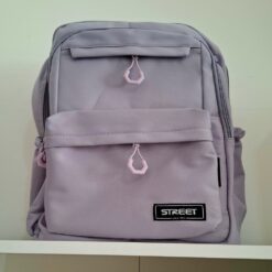 Torba školska street round happy purple
