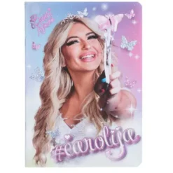 Sveska A4 mekih korica na kockice Barbi